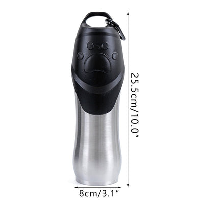 Stainless Steel Pets Drinking Water Bottle - Zambeel