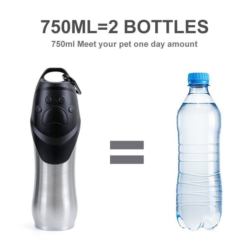 Stainless Steel Pets Drinking Water Bottle - Zambeel