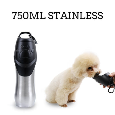 Stainless Steel Pets Drinking Water Bottle - Zambeel