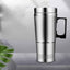 Stainless Steel Vehicle Heating Cup Heat Insulation Electric Car Kettle Camping Travel Kettle Water Coffee Thermal Mug - Zambeel
