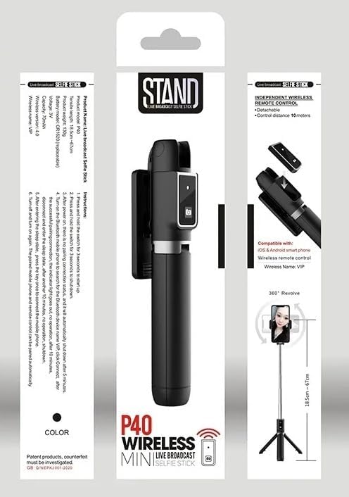 Stand - Wireless Mini Selfie Stick - Zambeel
