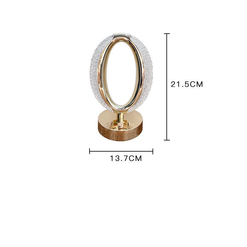 Star Eye Light Night Light Touch Crystal Acrylic Frame Crystal Lamp Home Decor - Zambeel