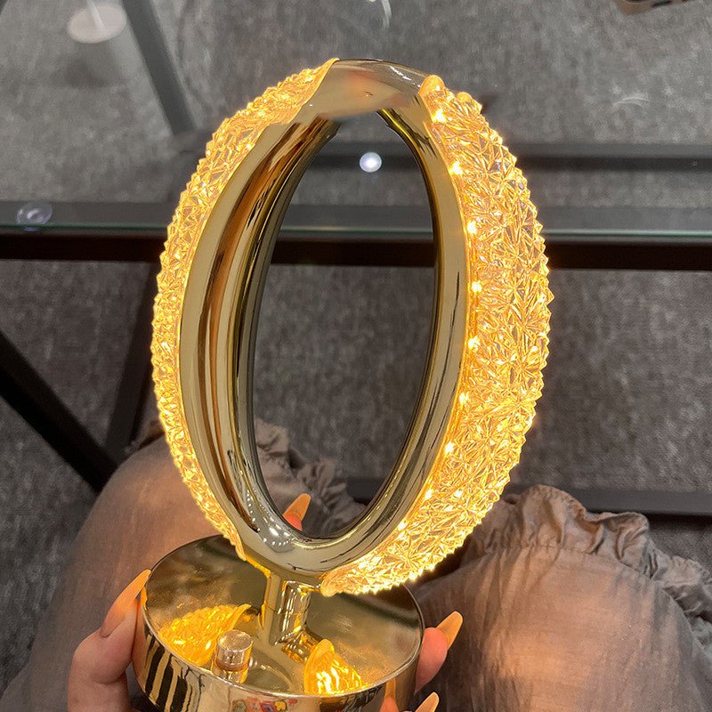 Star Eye Light Night Light Touch Crystal Acrylic Frame Crystal Lamp Home Decor - Zambeel