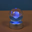 Starry Galaxy Series Crystal Ball Luminous 3D Carved Glass Inside - Zambeel