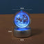 Starry Galaxy Series Crystal Ball Luminous 3D Carved Glass Inside - Zambeel