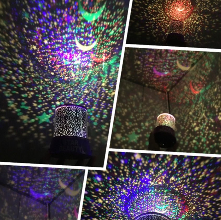 Starry Sky, Starry Sky, Night Light, Colorful Creative Holiday, Star, Moon, Starlight - Zambeel