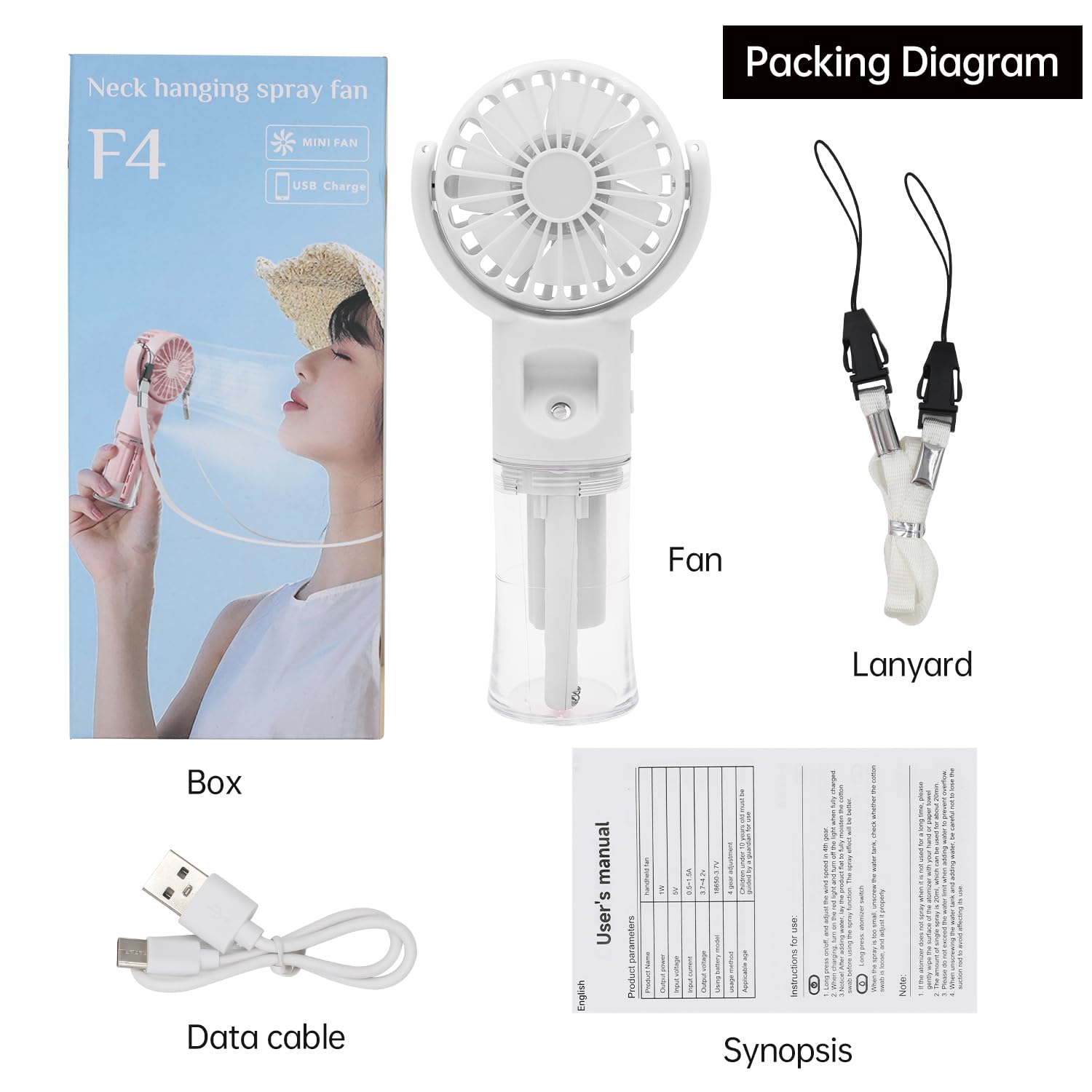 Steering Spray Fan - Zambeel