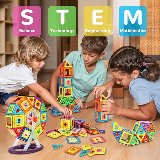 STEM - Magnetic Building Blocks Set - Zambeel