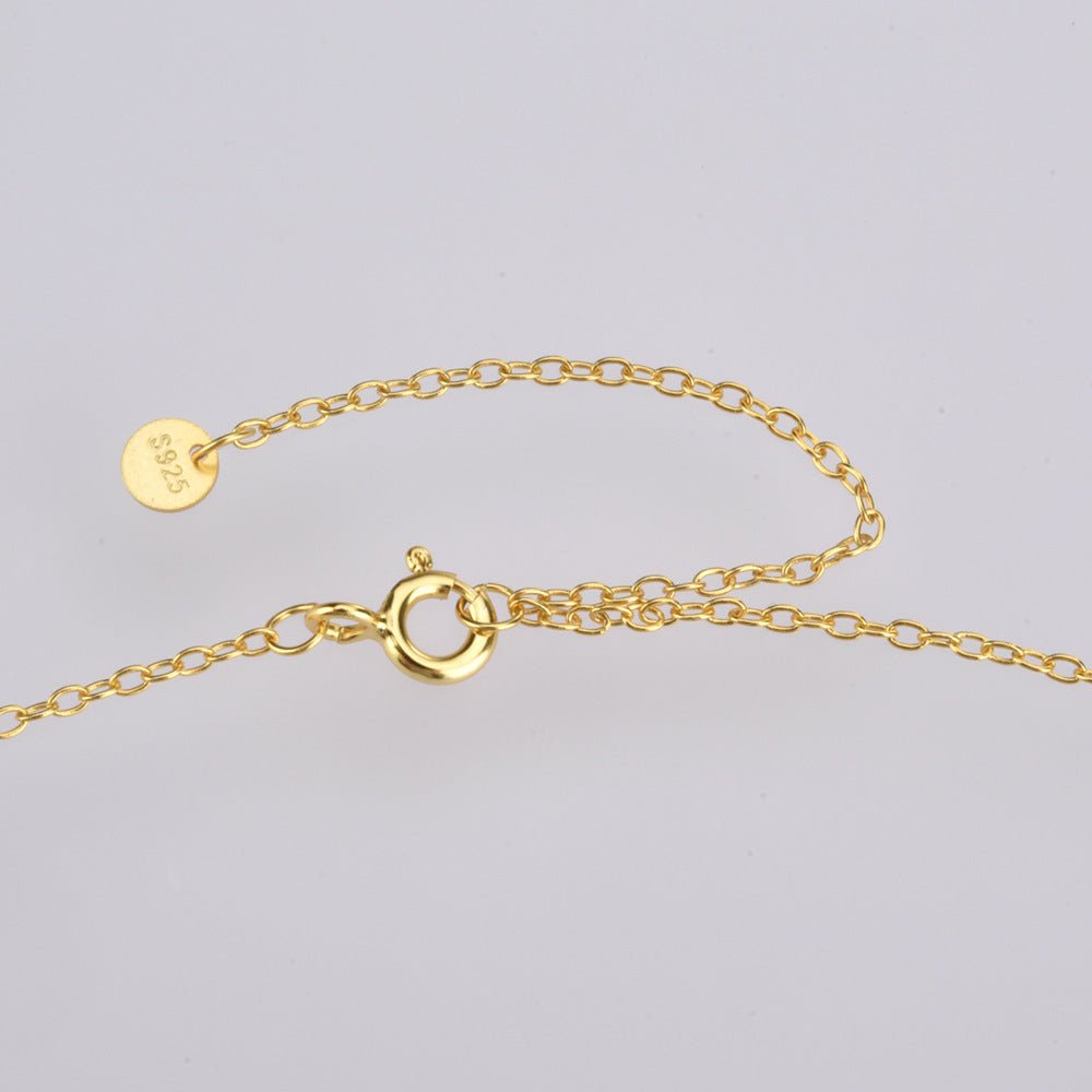 Sterling Silver Square Stone Full - shop Pendant Necklace - Zambeel