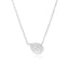Sterling Silver Square Stone Full - shop Pendant Necklace - Zambeel
