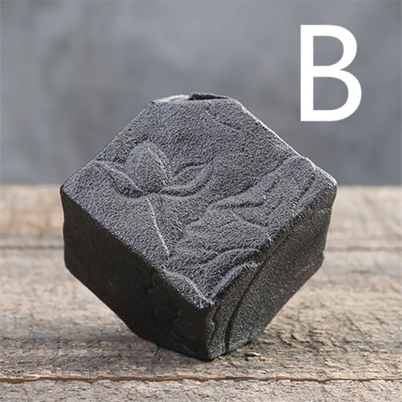 Stoneware Zen Chinese Flower Arrangement Vase - Zambeel