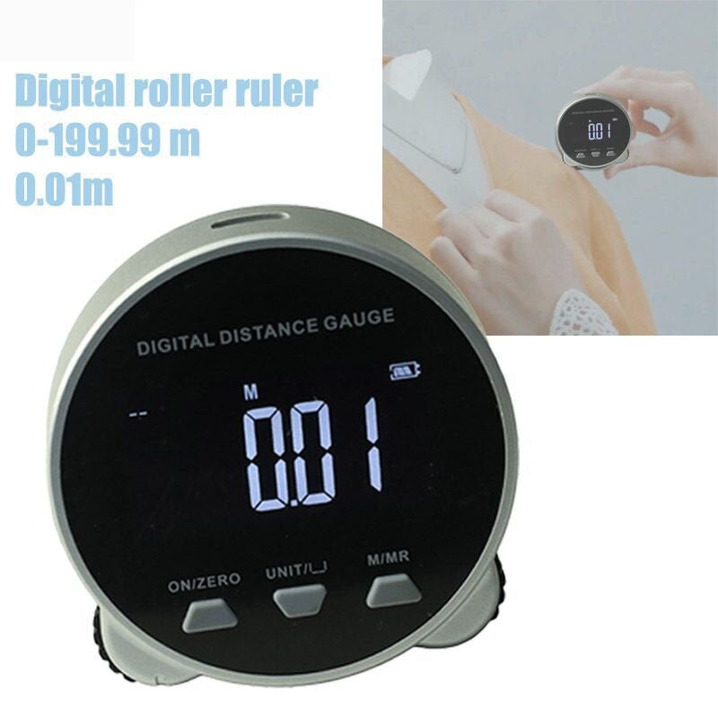 Straight Surface Rolling Measurement Multifunctional Digital Display Roller - Zambeel