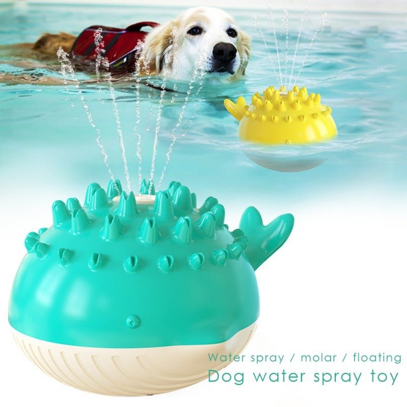 Summer Electric Floating Swimming Pet Bathing Water Spray Dog Toy Pet Supplies - Zambeel