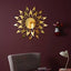Sun Flame 3D Acrylic Mirror Wall Decoration for Home Wall Office Wall Stylish and Latest Product - Zambeel