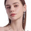 Super Fairy Asterism Pearl Tassel Earrings Long Light Luxury - Zambeel