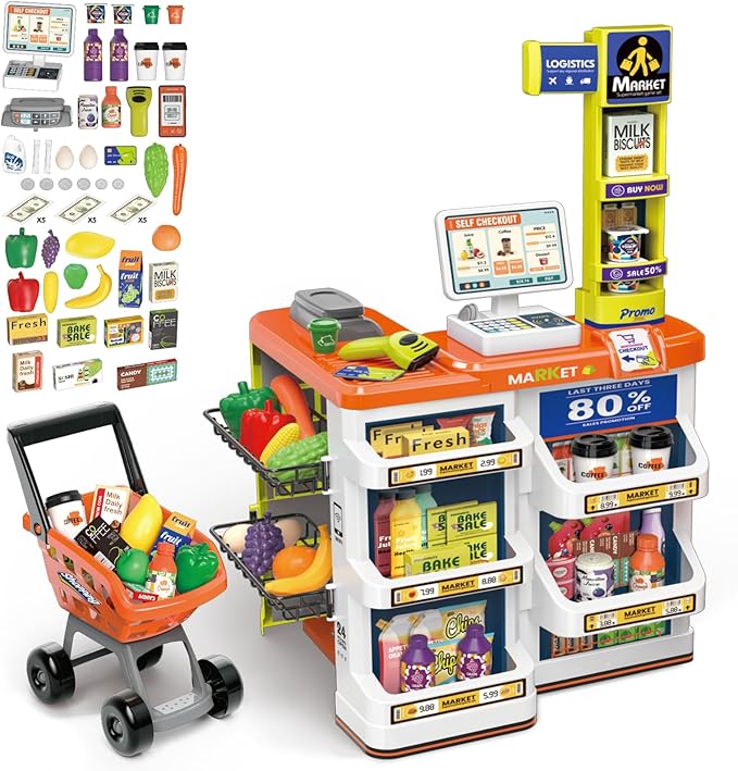 Supermarket Play Set for Kids - Zambeel