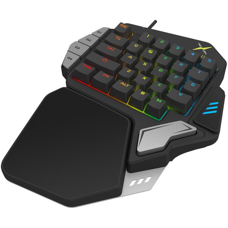 T9X Jedi Gun God One - Handed Mechanical Keyboard - Zambeel
