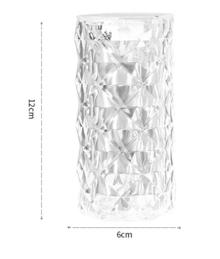 Table Lamp Lighting Rose Atmosphere Lamp Crystal Bedside Small Night Light - Zambeel