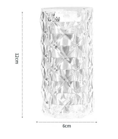 Table Lamp Lighting Rose Atmosphere Lamp Crystal Bedside Small Night Light - Zambeel