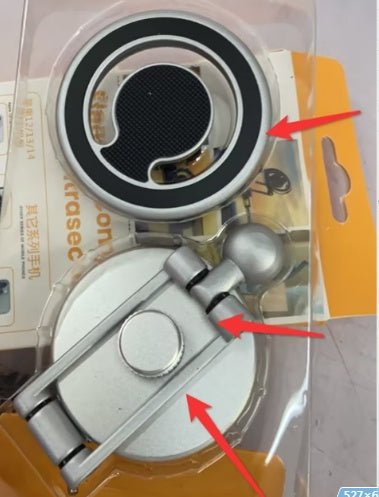 Telescopic Folding Floating Screen Car Phone Holder - Zambeel