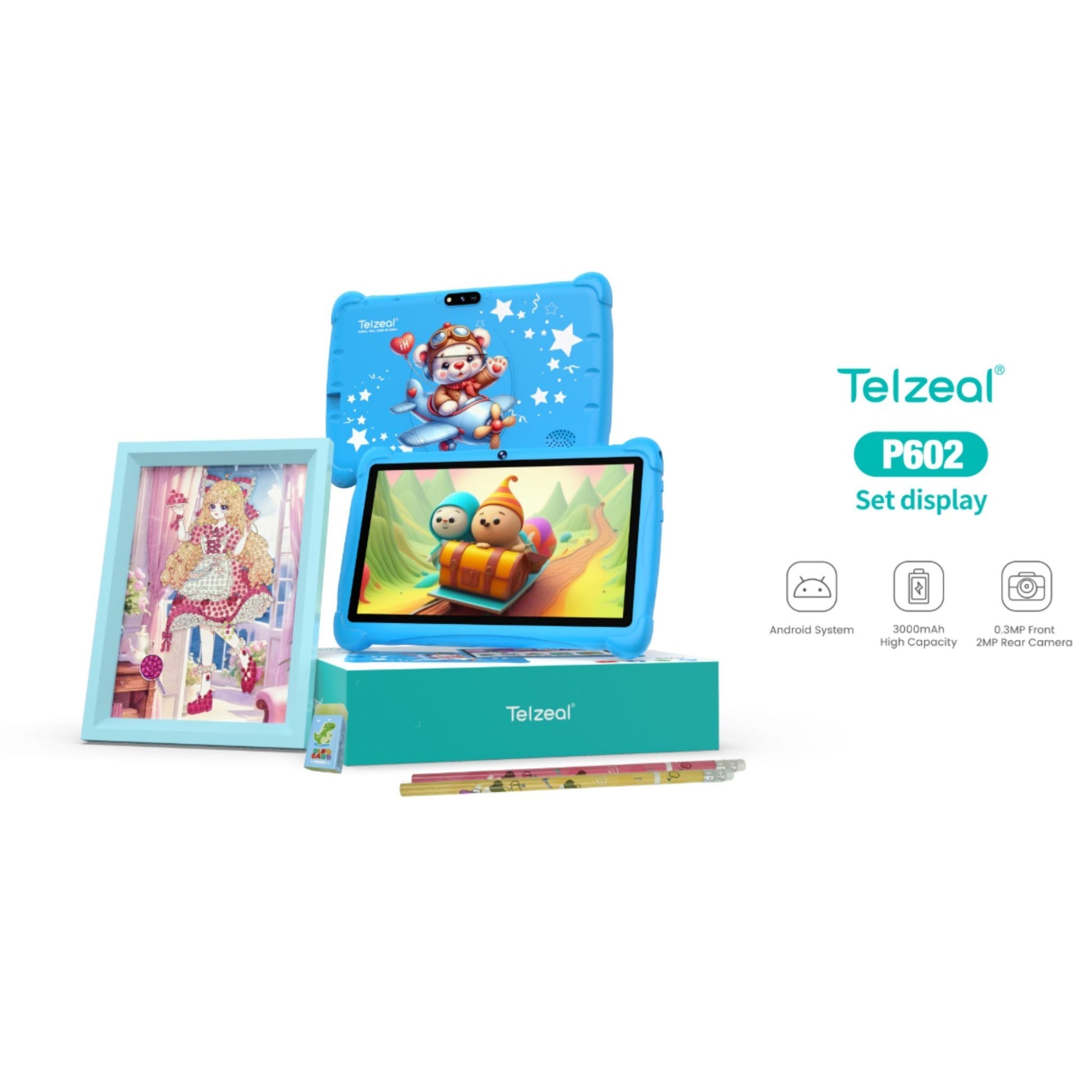 Telzeal - Tablet For Kids - Zambeel