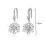 Temperament Snowflake Earrings With Rhinestones Fashion Personalized Christmas Earrings For Women Jewelry - Zambeel