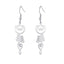 Temperament Wild Simple Moon Ring Earrings - Zambeel