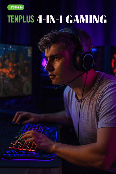 TenPlus - 4 - in - 1 Gaming Combo - Zambeel
