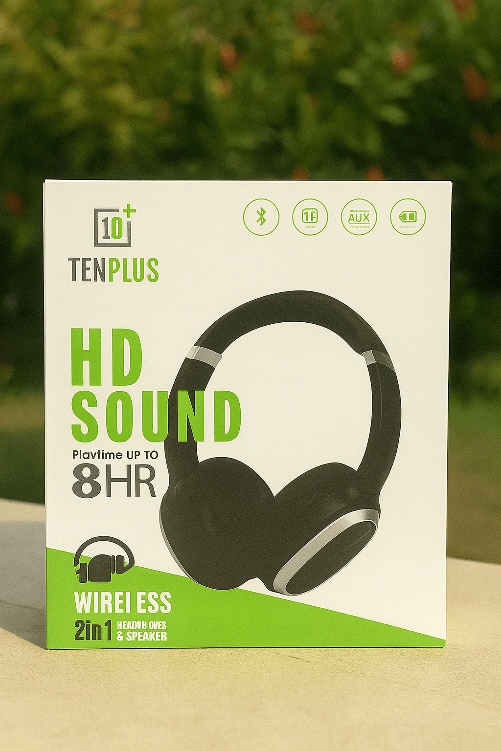 TenPlus - Wireless 2 - in - 1 Headphones - Zambeel