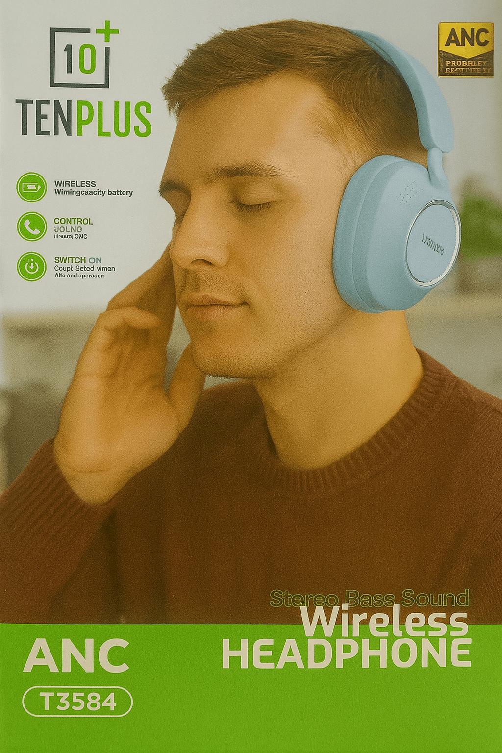 TenPlus - Wireless Headphone - Zambeel
