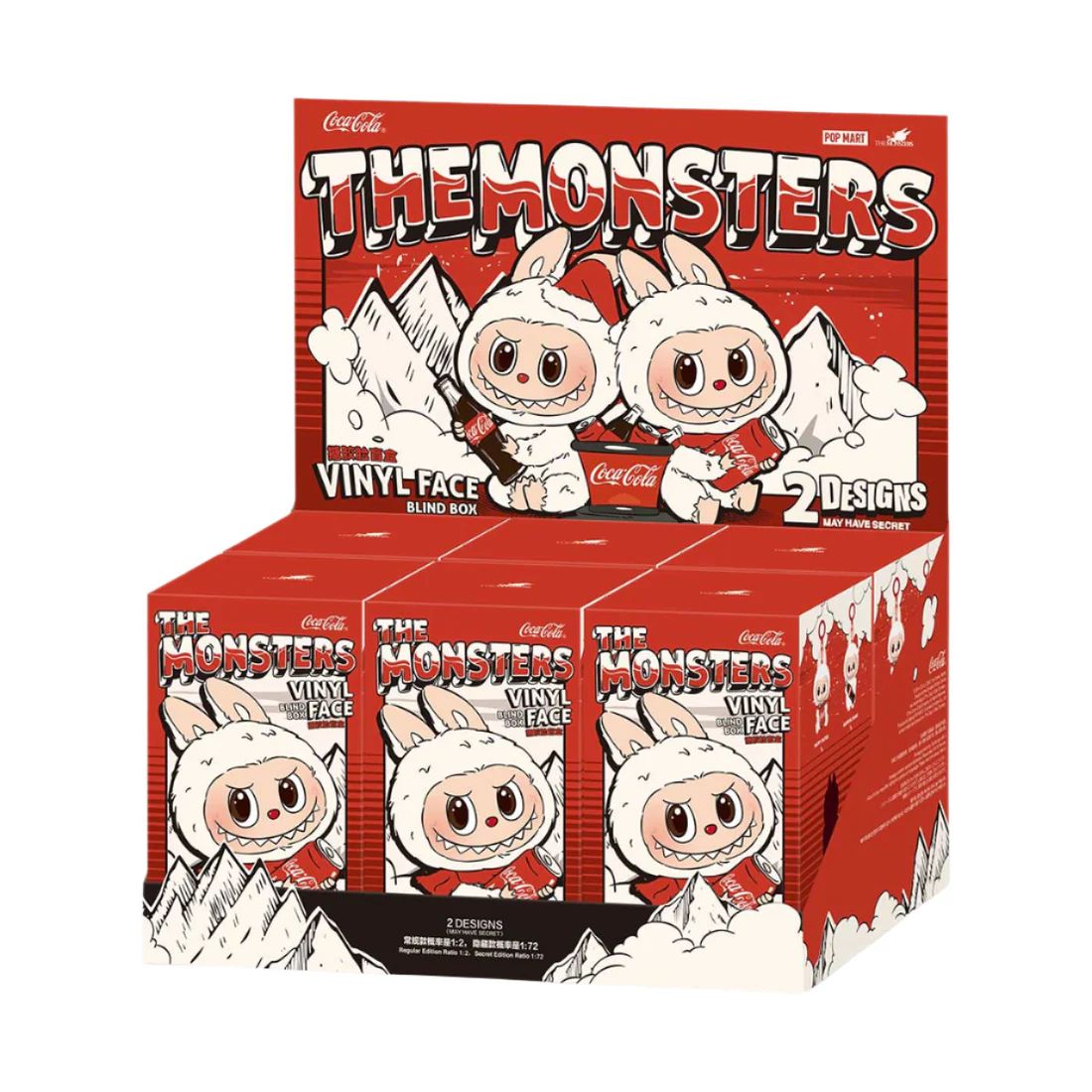 Coca-Cola THE MONSTERS VINYL FACE 2個セット The Monsters - Coca-Cola Edition Vinyl Face (Labubu) – Zambeel