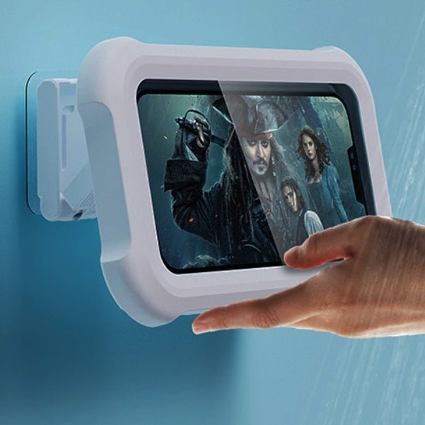 The Waterproof Box Of Bathroom Mobile Phone Rack Is Hung On The Wall - Zambeel