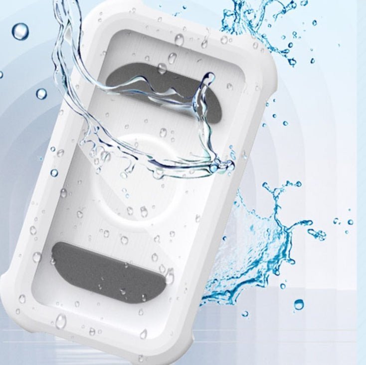 The Waterproof Box Of Bathroom Mobile Phone Rack Is Hung On The Wall - Zambeel