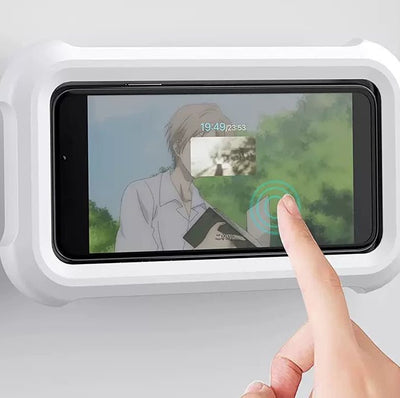 The Waterproof Box Of Bathroom Mobile Phone Rack Is Hung On The Wall - Zambeel