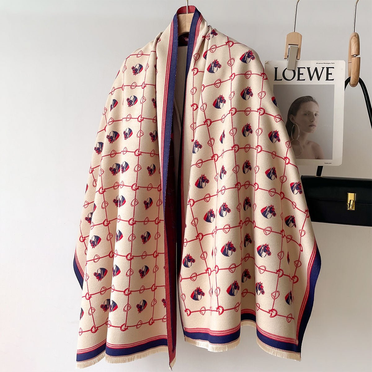 Thick Cashmere - like Fashion Mid - length Warm Scarf - Zambeel