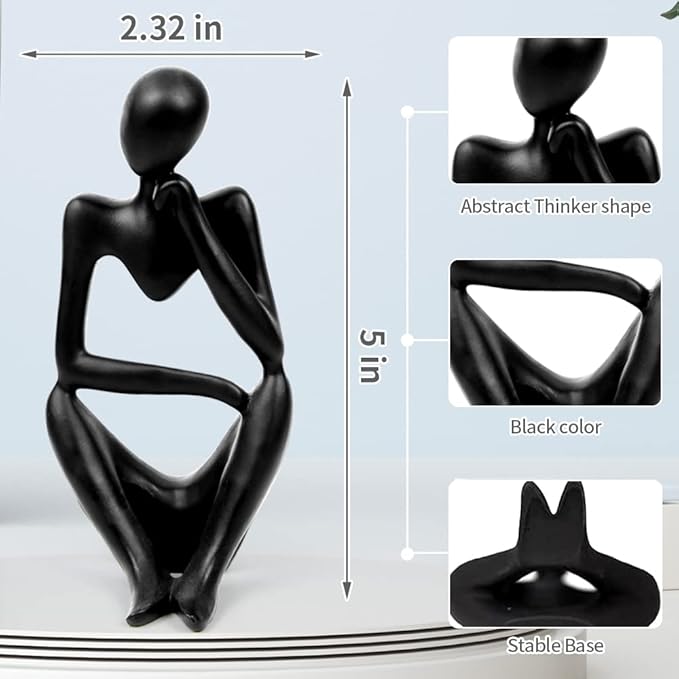 Thinking Man Art Sculpture - Zambeel