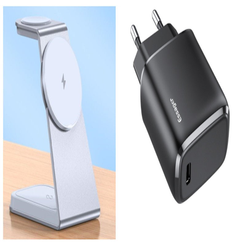 Three - in - one Magnetic Wireless Charger - Zambeel