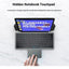 Three - in - one Wireless Bluetooth Touch Pad Wireless Keyboard Leather Sheath Stand Ipad Mobile Phone Universal - Zambeel