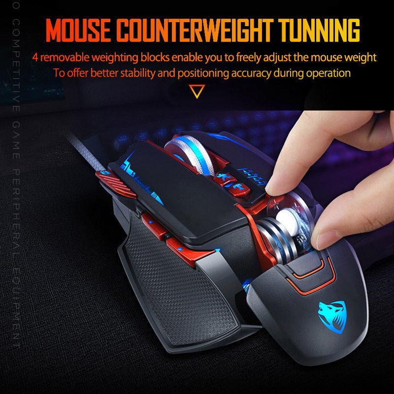 Thunder Wolf V9 Gaming Mouse Gaming Machine - Zambeel