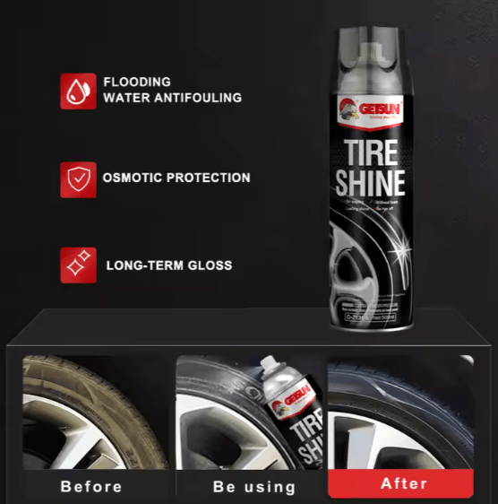 Tire Shine For Car Care (500ml) - Zambeel