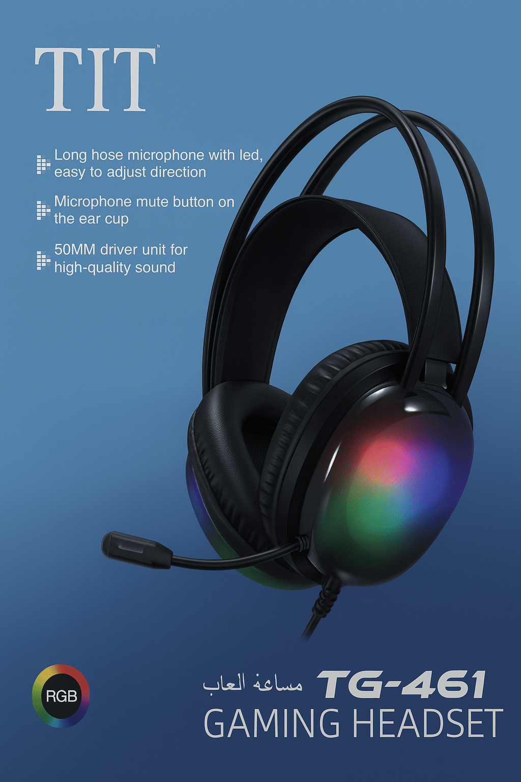 TIT - Light Gaming Headset - Zambeel