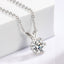 Titanium Steel Necklace Niche Snowflake Zircon Pendant - Zambeel