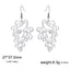 Titanium Steel Retro Ethnic Style Wave Girl Earrings - Zambeel