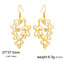 Titanium Steel Retro Ethnic Style Wave Girl Earrings - Zambeel