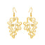 Titanium Steel Retro Ethnic Style Wave Girl Earrings - Zambeel