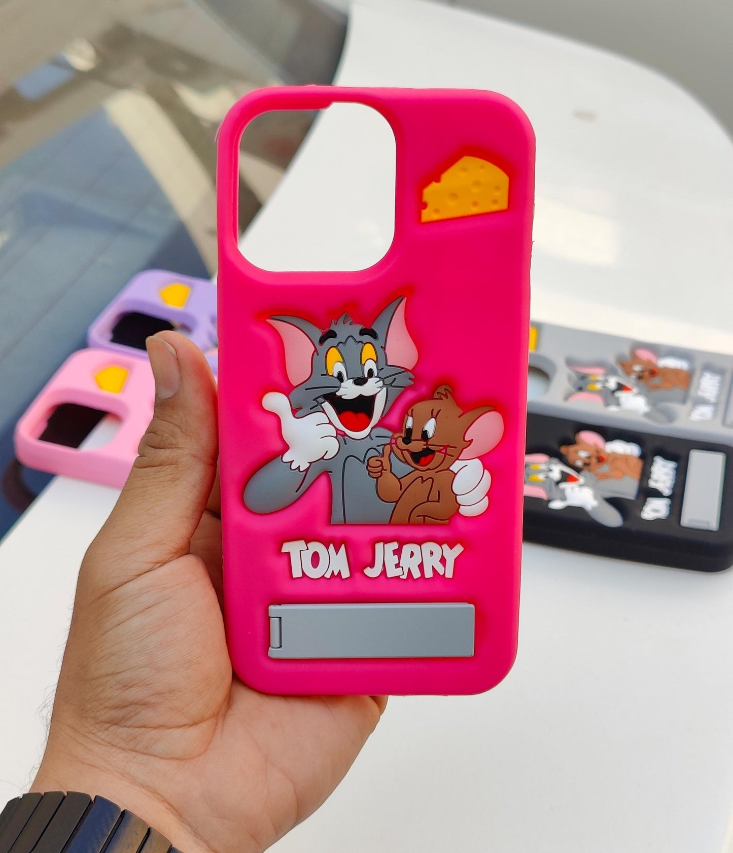 Tom & Jerry 3D Cartoon Phone Case - Zambeel