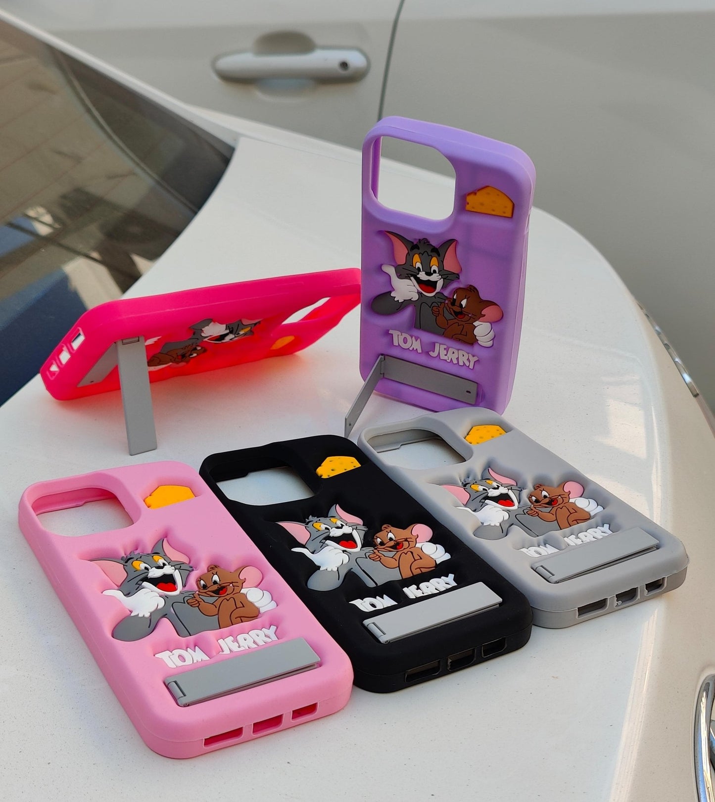 Tom & Jerry 3D Cartoon Phone Case - Zambeel