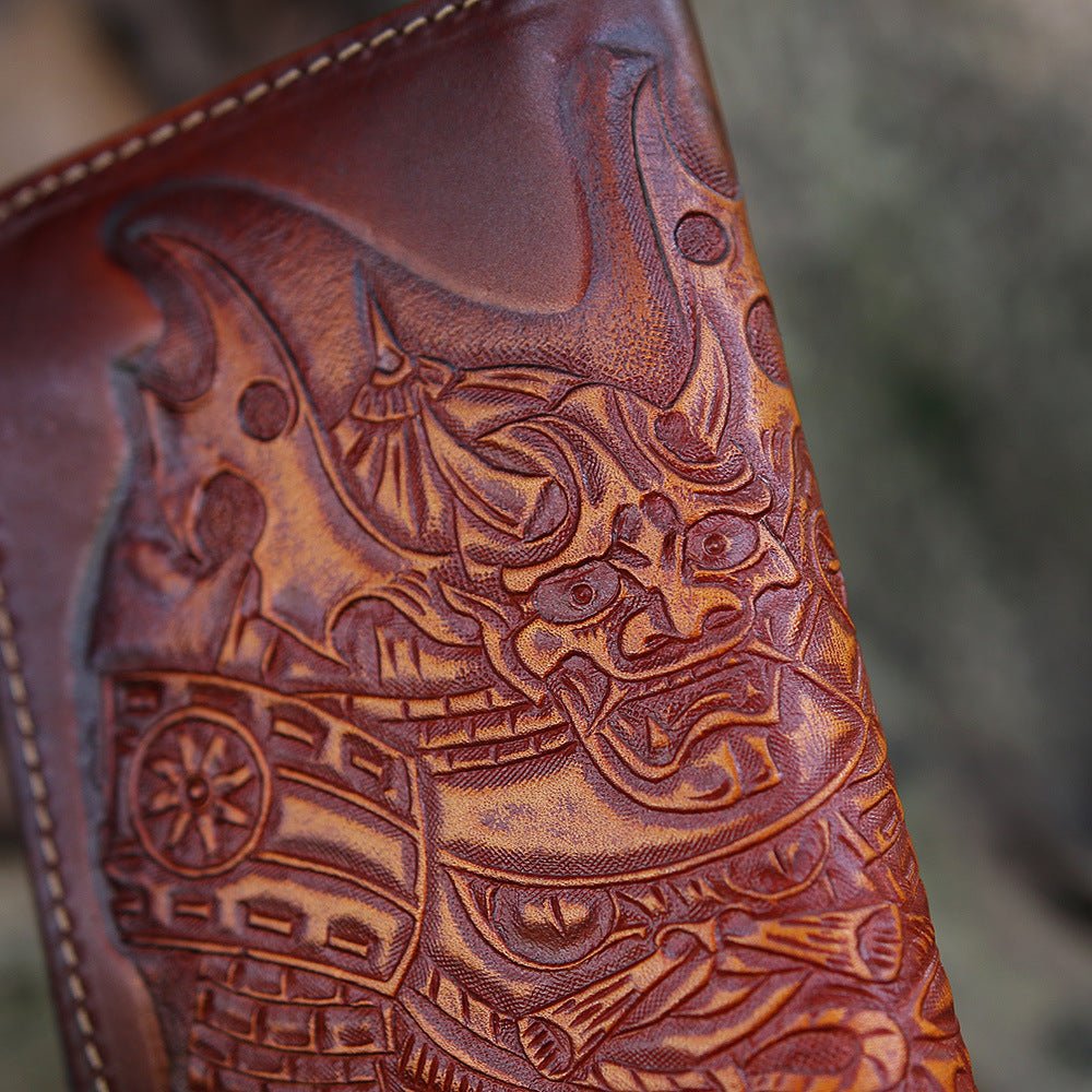 Top Layer Cowhide Men's Wallet Vintage Clutch - Zambeel