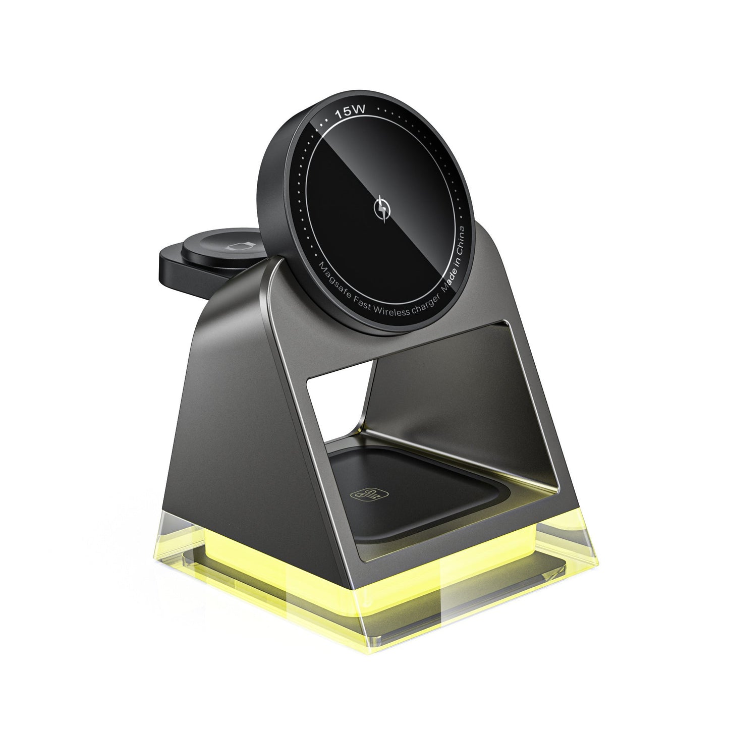 Touch Magnetic Three - In - One Wireless Charger - Zambeel