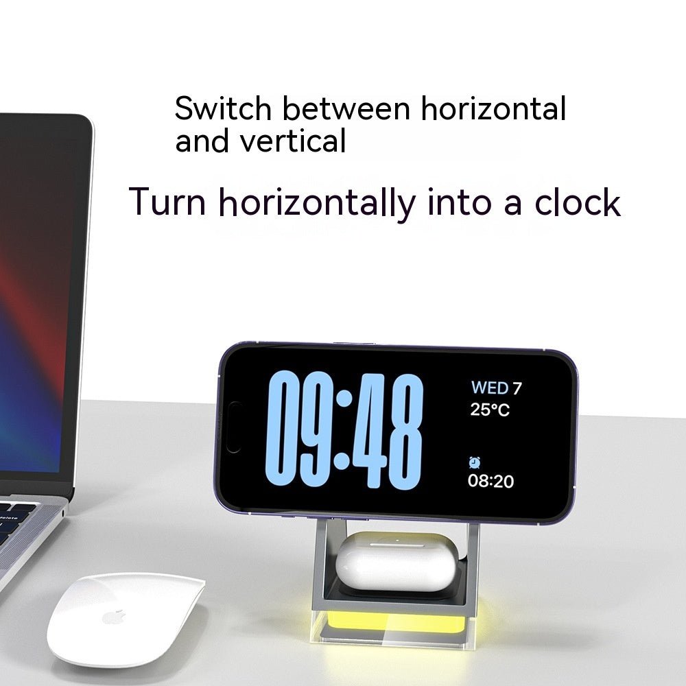 Touch Magnetic Three - In - One Wireless Charger - Zambeel